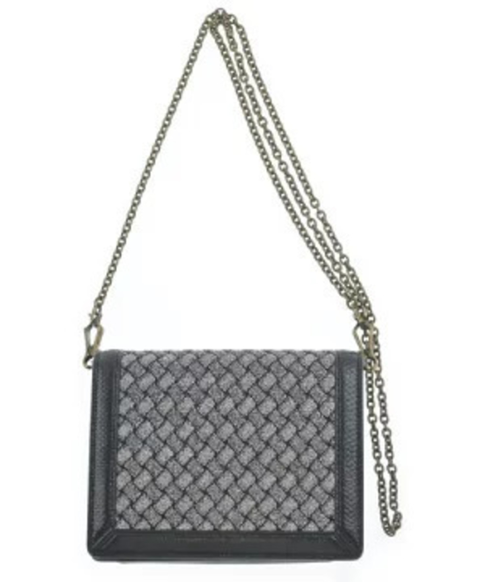 Bottega Veneta Wallet coin case Wallet Silver x Black